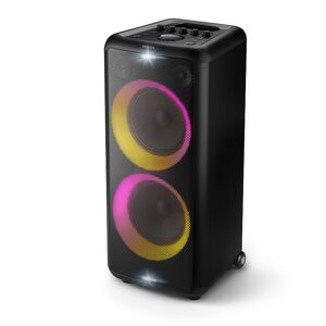Philips X5206 Bluetooth Party Speaker, Black - Size: One Size