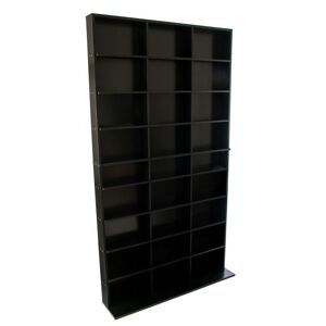 Atlantic Media 28-Shelf Storage Cabinet, Black - Size: One Size