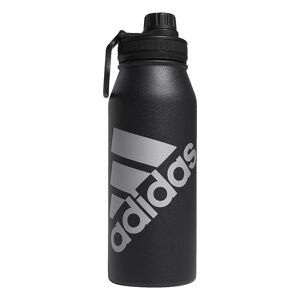 adidas 1-Liter Stainless Steel Water Bottle, Black - Size: One Size