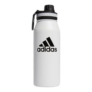adidas 1-Liter Stainless Steel Water Bottle, White - Size: One Size