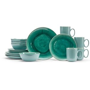 Baumatic Royal Jade 16 pc. Dinnerware Set, Green - Size: 16 Pc