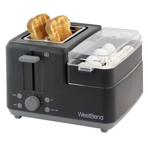 West Bend 2-Slice Breakfast Station Toaster & Egg Cooker, Multicolor - Size: One Size