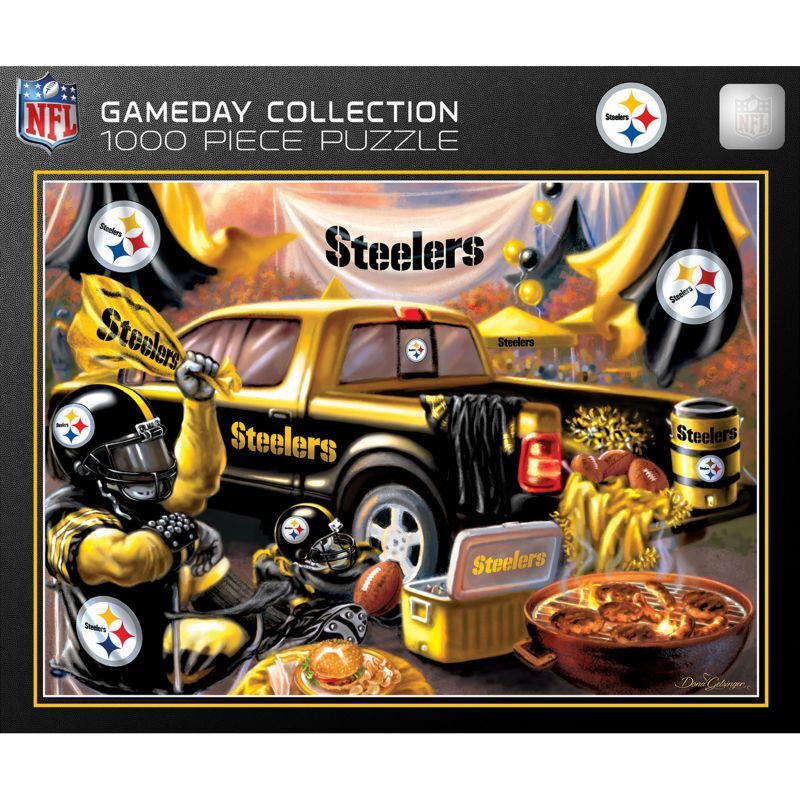 Unbranded Pittsburgh Steelers Gameday 1000-Piece Jigsaw Puzzle, Multicolor - Size: One Size