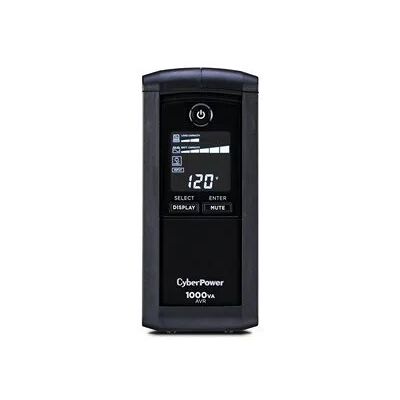 CyberPower CP1000AVRLCD Intelligent LCD UPS Battery Backup and Surge Protector, 1000VA/600W, 9 Outlets, AVR, Mini-Tower, UL Certified CyberPower CP1000AVRLCD Intelligent LCD UPS Battery Backup and Surge Protector, 1000VA/600W, 9 Outlets, AVR, Mini-Tower, UL Certified