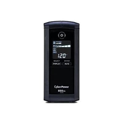 CyberPower CP850AVRLCD Intelligent LCD UPS Battery Backup and Surge Protector, 850VA/510W, 9 Outlets, AVR, Mini-Tower, UL Certified CyberPower CP850AVRLCD Intelligent LCD UPS Battery Backup and Surge Protector, 850VA/510W, 9 Outlets, AVR, Mini-Tower, UL Certified