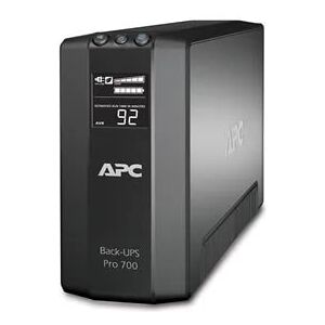 APC Back-UPS Pro, 700VA/420W, Tower, 120V, 6x NEMA 5-15R outlets, AVR, LCD, User Replaceable Battery