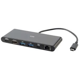 C2G USB-C 6-in-1 Mini Dock with HDMI, Ethernet, USB and Power Delivery up to 60W C2G USB-C 6-in-1 Mini Dock with HDMI, Ethernet, USB and Power Delivery up to 60W