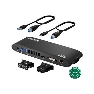 Plugable USB-A/USB-C Universal Dual HDMI Monitor Docking Station Plugable USB-A/USB-C Universal Dual HDMI Monitor Docking Station