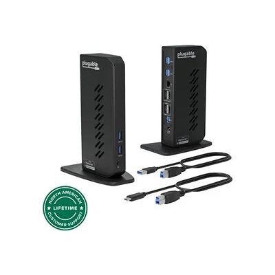 Plugable Universal Docking Station for Dual 4K Monitors Plugable Universal Docking Station for Dual 4K Monitors