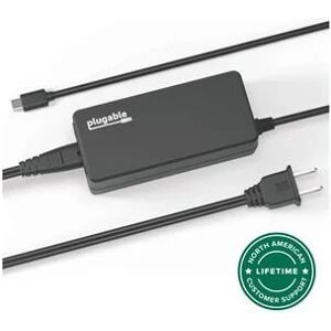 Plugable USB-C Laptop Charger with 60W PD