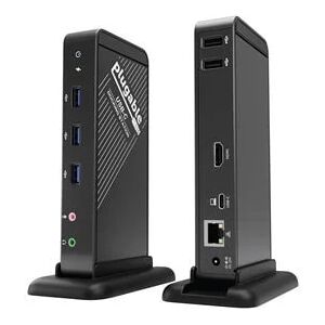 Plugable USB-C Docking Station with Charging, Compatible with Thunderbolt 3 and USB-C