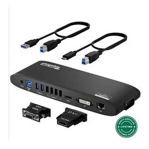 Plugable USB 3.0 Universal Laptop Docking Station for Windows