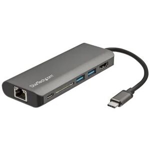 StarTech.com USB-C Multiport Adapter Mini Travel Dock with 60W PD Pass-Through