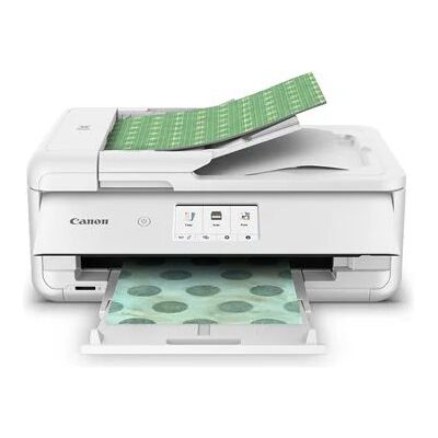 Canon Pixma TS9521CA Wireless All-in-One Color Inkjet Printer - White Canon Pixma TS9521CA Wireless All-in-One Color Inkjet Printer - White