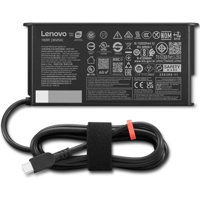 Lenovo ThinkPad Mobile Workstation 180W USB-C GaN Slim AC Adapter Lenovo ThinkPad Mobile Workstation 180W USB-C GaN Slim AC Adapter