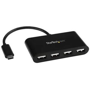 StarTech.com 4-Port USB-C Mini Hub - USB-C to 4x USB-A - USB 2.0 StarTech.com 4-Port USB-C Mini Hub - USB-C to 4x USB-A - USB 2.0