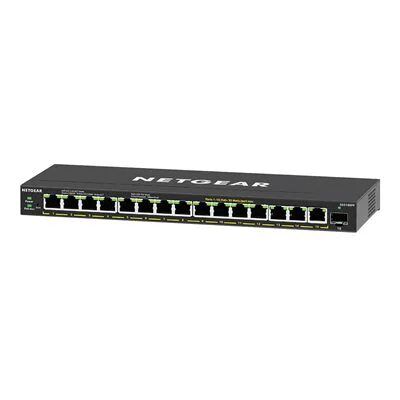 Netgear 16-Port High-Power PoE+ Gigabit Ethernet Easy Smart Managed Essentials Desktop Switch with 1 SFP Port (231W) Netgear 16-Port High-Power PoE+ Gigabit Ethernet Easy Smart Managed Essentials Desktop Switch with 1 SFP Port (231W)