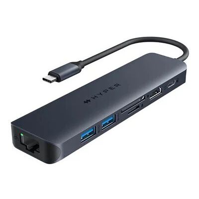 Hyper HyperDrive Next 7 Port USB-C Hub - Midnight Blue Hyper HyperDrive Next 7 Port USB-C Hub - Midnight Blue