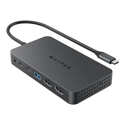 Hyper HyperDrive Dual 4K HDMI 7-Port USB-C Hub - Space Gray Hyper HyperDrive Dual 4K HDMI 7-Port USB-C Hub - Space Gray