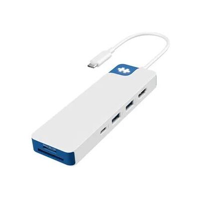 Hyper HyperDrive Flex 8 Port USB-C Hub - Brilliant Blue Hyper HyperDrive Flex 8 Port USB-C Hub - Brilliant Blue