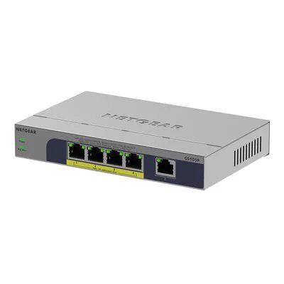 Netgear 5-Port Gigabit Ethernet Unmanaged PoE+ Switch with 4 PoE+ Ports, 63W Netgear 5-Port Gigabit Ethernet Unmanaged PoE+ Switch with 4 PoE+ Ports, 63W