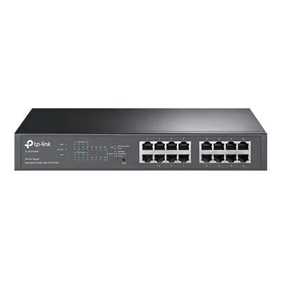TP-Link 16-Port Gigabit Easy Smart Switch with 8-Port PoE+ TP-Link 16-Port Gigabit Easy Smart Switch with 8-Port PoE+