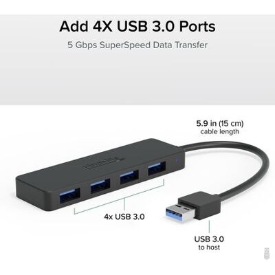 Plugable 4 Port USB-A Hub Plugable 4 Port USB-A Hub