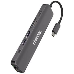 Plugable 7-in-1 Hub USB-C with Ethernet