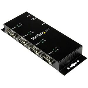 StarTech.com 4 Port USB to DB9 RS232 Serial Adapter Hub