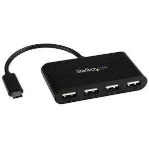 StarTech.com 4-Port USB-C Mini Hub - USB-C to 4x USB-A - USB 2.0