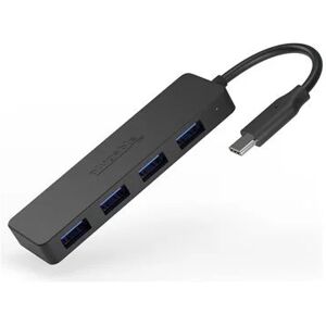Plugable USB-C to USB Adapter Hub, 4 Port USB 3.0 Hub, USB Splitter for Laptop