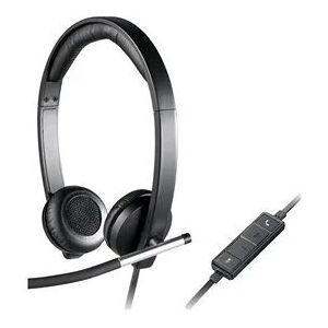 Logitech H650e Wired USB Stereo Headset - Black