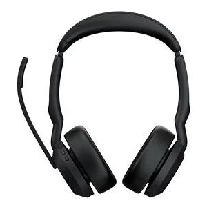 Jabra Evolve2 55 Link380a MS Stereo Wireless Headset with Charging Stand - Black