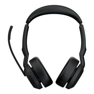 Jabra Evolve2 55 Link380a UC Stereo Headset with Stand - Black