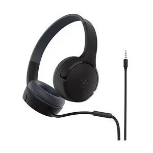 Belkin SOUNDFORM Mini Wired On-Ear Headphones for Kids - Black