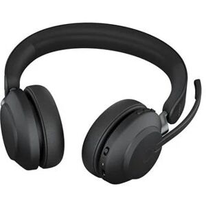 Jabra Evolve2 65 Link380a UC Stereo Wireless Noise-Isolating Headset - Black