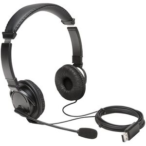 Kensington USB Hi-Fi Headphones with Mic - headset