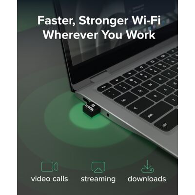 Plugable USB-A 2.0 WiFi 6 Wireless Adapter Plugable USB-A 2.0 WiFi 6 Wireless Adapter