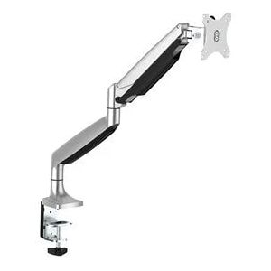 StarTech.com Desk Mount Monitor Arm - Heavy Duty Ergonomic VESA Monitor Arm - Single 32" (19.8lb/9kg) Display - Full Motion, Height Adjustable, Articulating - Aluminum - C-Clamp/Grommet - Silver