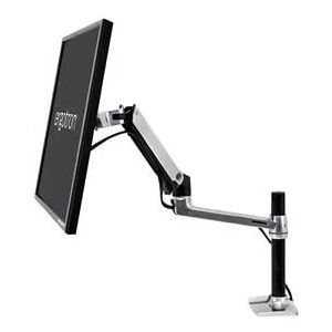 Ergotron LX Desk Monitor Arm, Tall Pole (polished aluminum)