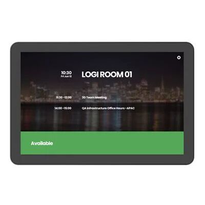 Logitech TAP Scheduler Purpose-Built Scheduling Panel for Meeting Rooms - Graphite Logitech TAP Scheduler Purpose-Built Scheduling Panel for Meeting Rooms - Graphite