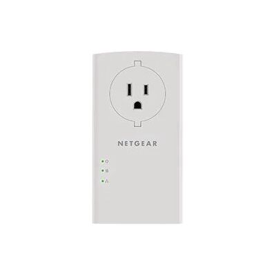 Netgear PowerLine AV2 1200Mbps Adapter Kit with Filtered Power Socket Pass Netgear PowerLine AV2 1200Mbps Adapter Kit with Filtered Power Socket Pass