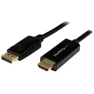 StarTech.com DisplayPort to HDMI Adapter Cable, 6.6ft - Black