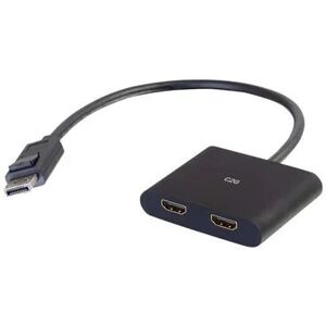 C2G 4K DisplayPort to Dual HDMI MST Hub - DisplayPort 1.2 to HDMI Splitter - M/F - video/audio splitter - 2 ports