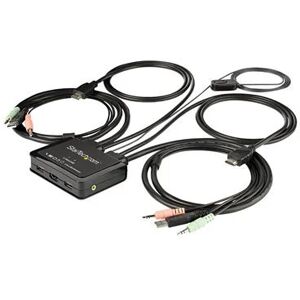 StarTech.com 2-Port HDMI KVM Switch with 4ft Cables StarTech.com 2-Port HDMI KVM Switch with 4ft Cables
