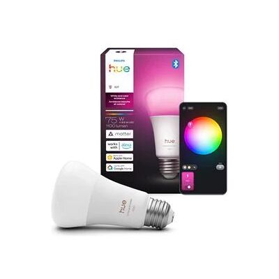 Philips Hue 75W White and Color A19 E26 Bulb, 1-Pack Philips Hue 75W White and Color A19 E26 Bulb, 1-Pack