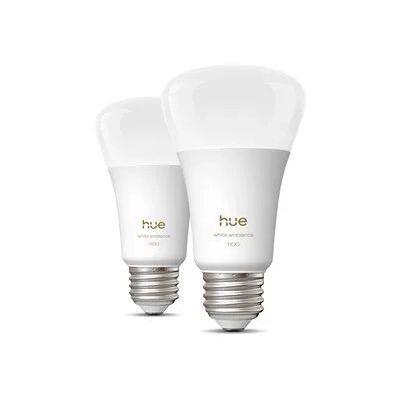 Philips Hue 75W White Ambiance A19 E26 Bulb, 2-Pack Philips Hue 75W White Ambiance A19 E26 Bulb, 2-Pack