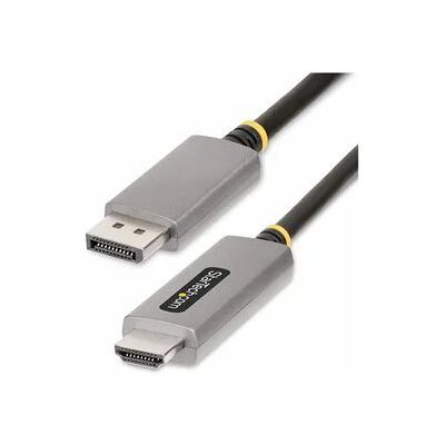 StarTech.com DisplayPort to HDMI Adapter Cable, 8K 60Hz, 6.6 ft/2m StarTech.com DisplayPort to HDMI Adapter Cable, 8K 60Hz, 6.6 ft/2m
