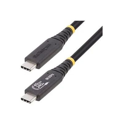 StarTech.com USB4 Cable, 1m/3.3 ft - USB-IF Certified USB-C StarTech.com USB4 Cable, 1m/3.3 ft - USB-IF Certified USB-C