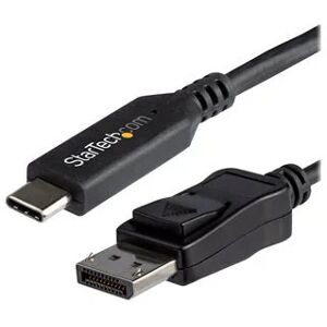 StarTech.com 6ft (1.8m) USB C to DisplayPort 1.4 Cable - 4K/5K/8K USB Type-C to DP 1.4 Alt Mode Video Adapter Converter - HBR3/HDR/DSC - 8K 60Hz DP Monitor Cable for USB-C/Thunderbolt